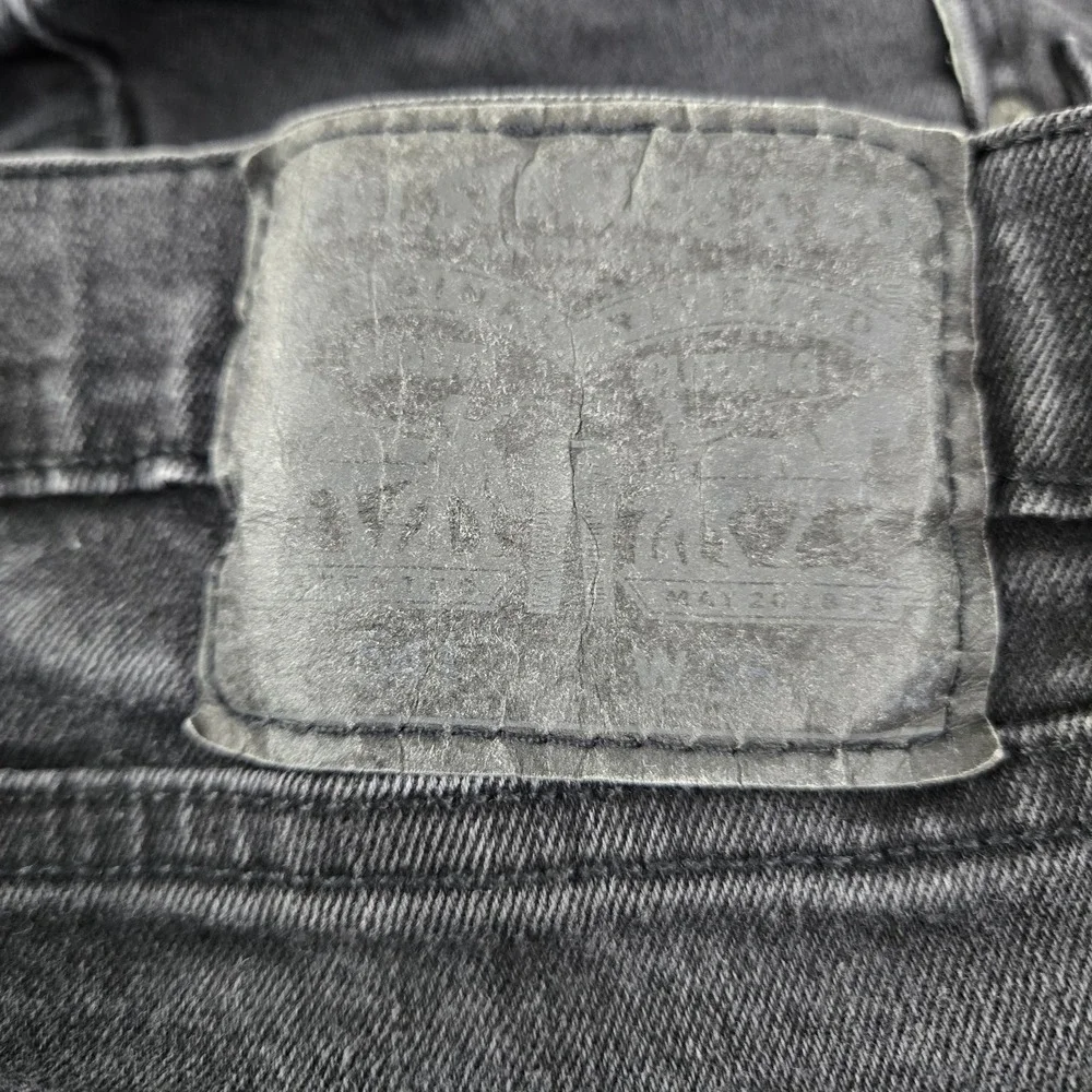 Levi's 541 Men Jeans 36X32 Black Denim Athletic‎ Tapered 30